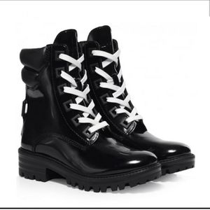 Kendall and Kylie polished Leather Easy Boots